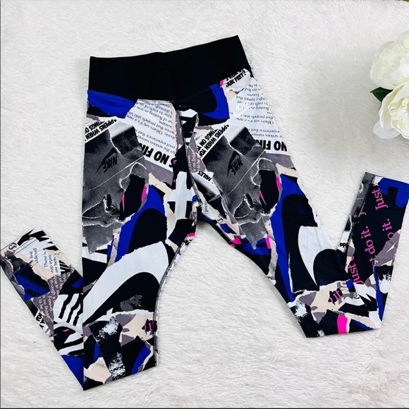 Nike Pants - Nike Newspaper Leggings